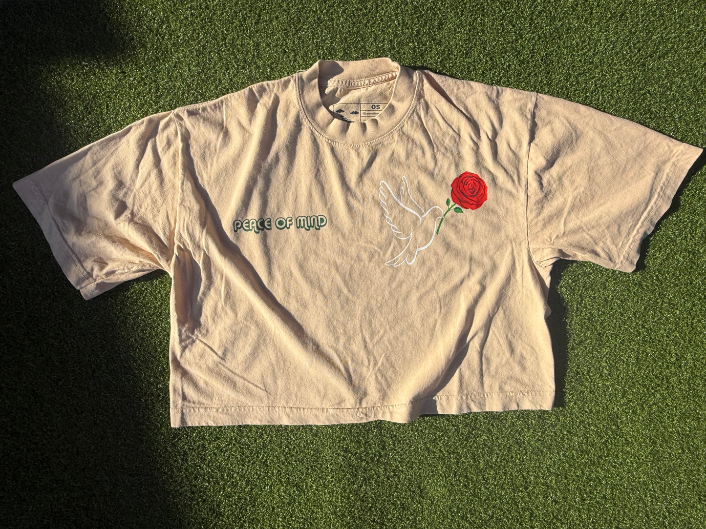 PEACE OF MIND > Crop top (Beige)