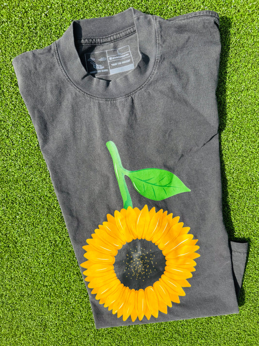 Black “Sunflower” T-shirt