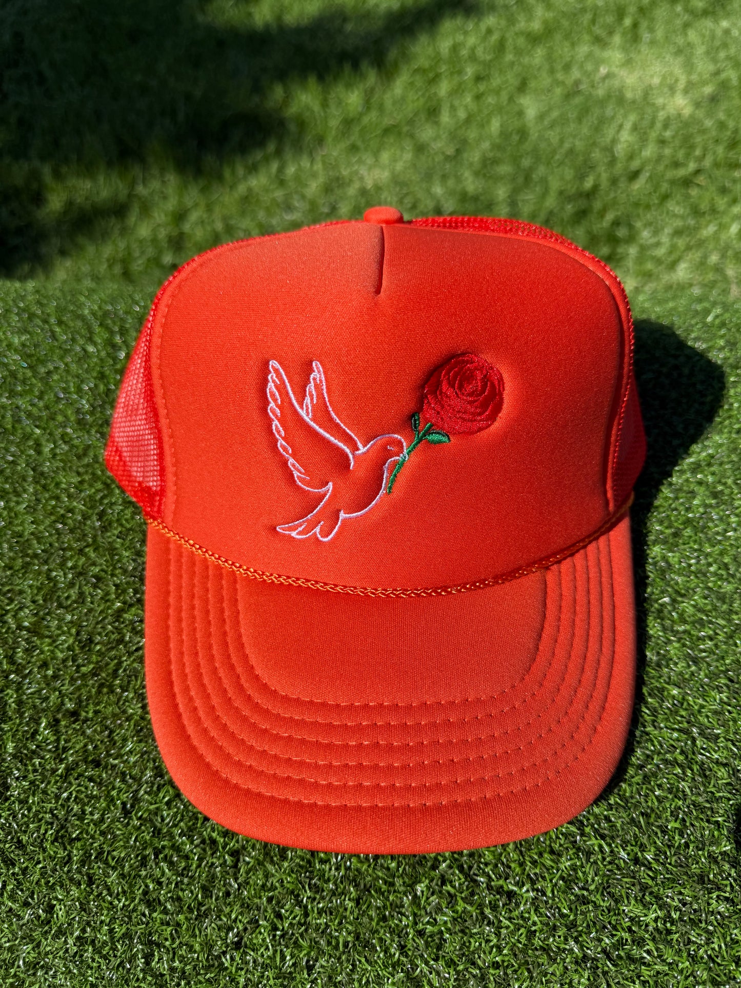 PEACE OF MIND > Trucker hat (Orange)