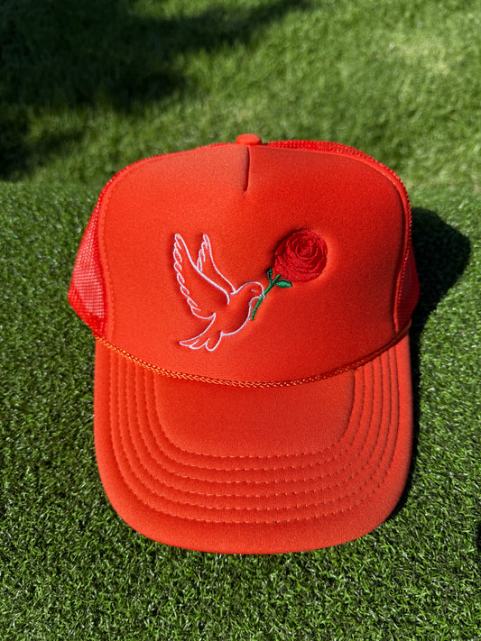 PEACE OF MIND > Trucker hat (Orange)