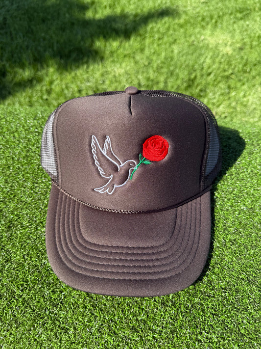 PEACE OF MIND > Trucker hat (Brown)