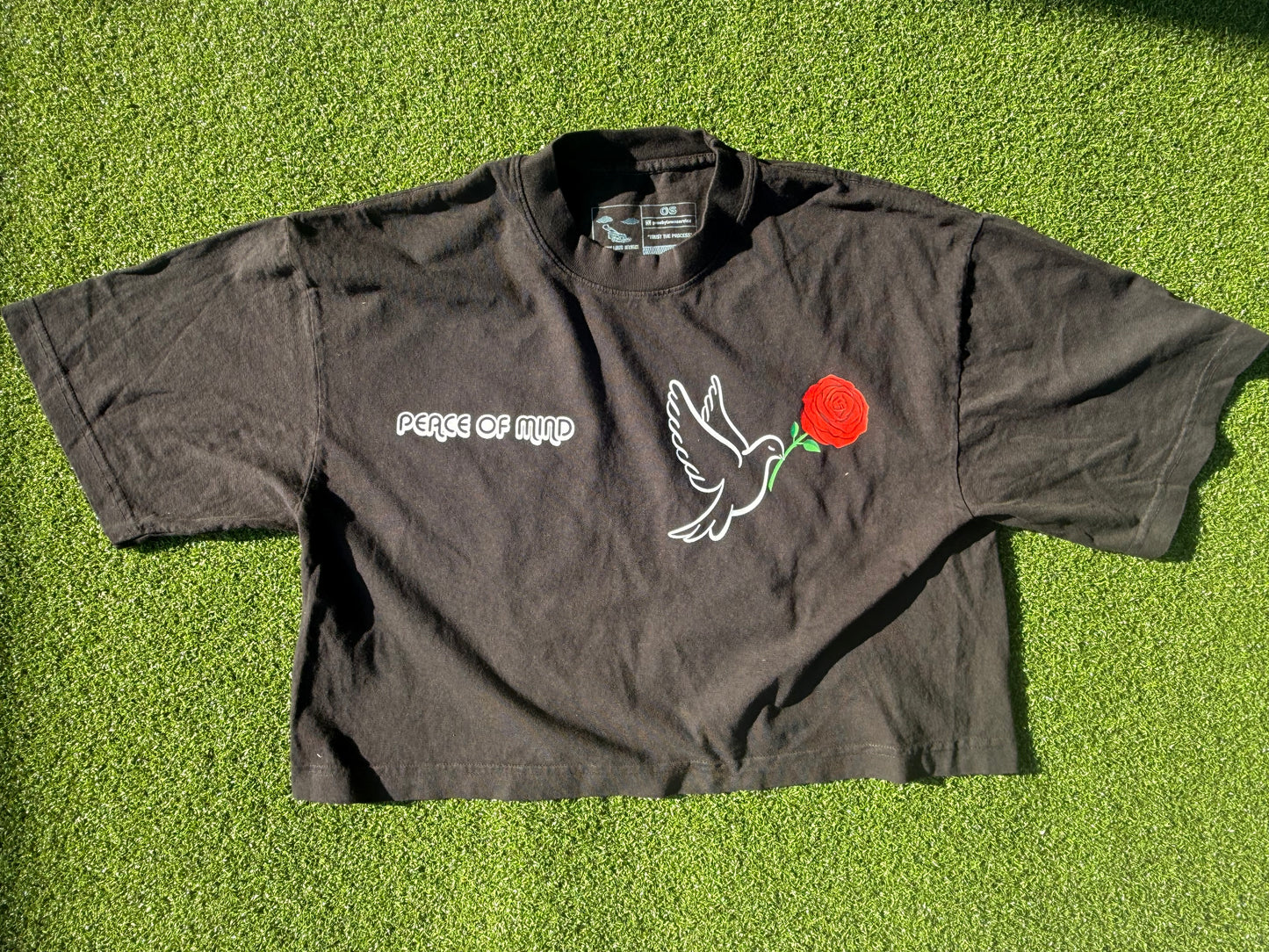 PEACE OF MIND > Croptop (Black)