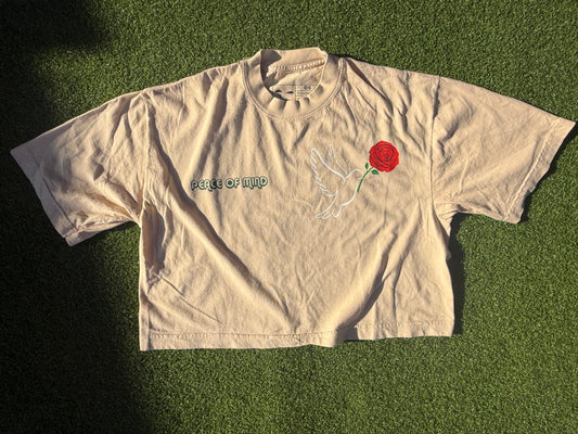 PEACE OF MIND > Crop top (Beige)
