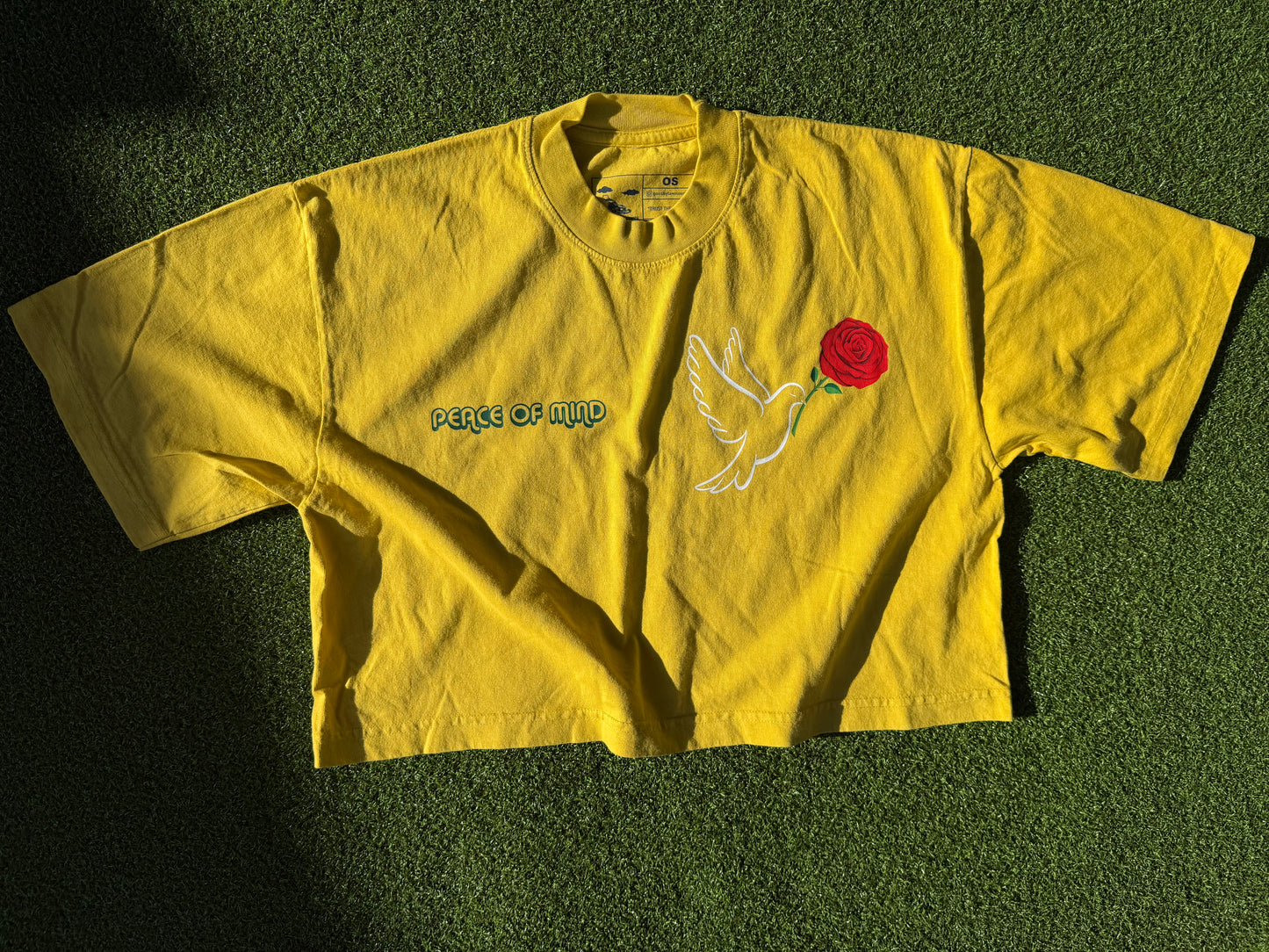 PEACE OF MIND > Crop top (Yellow)
