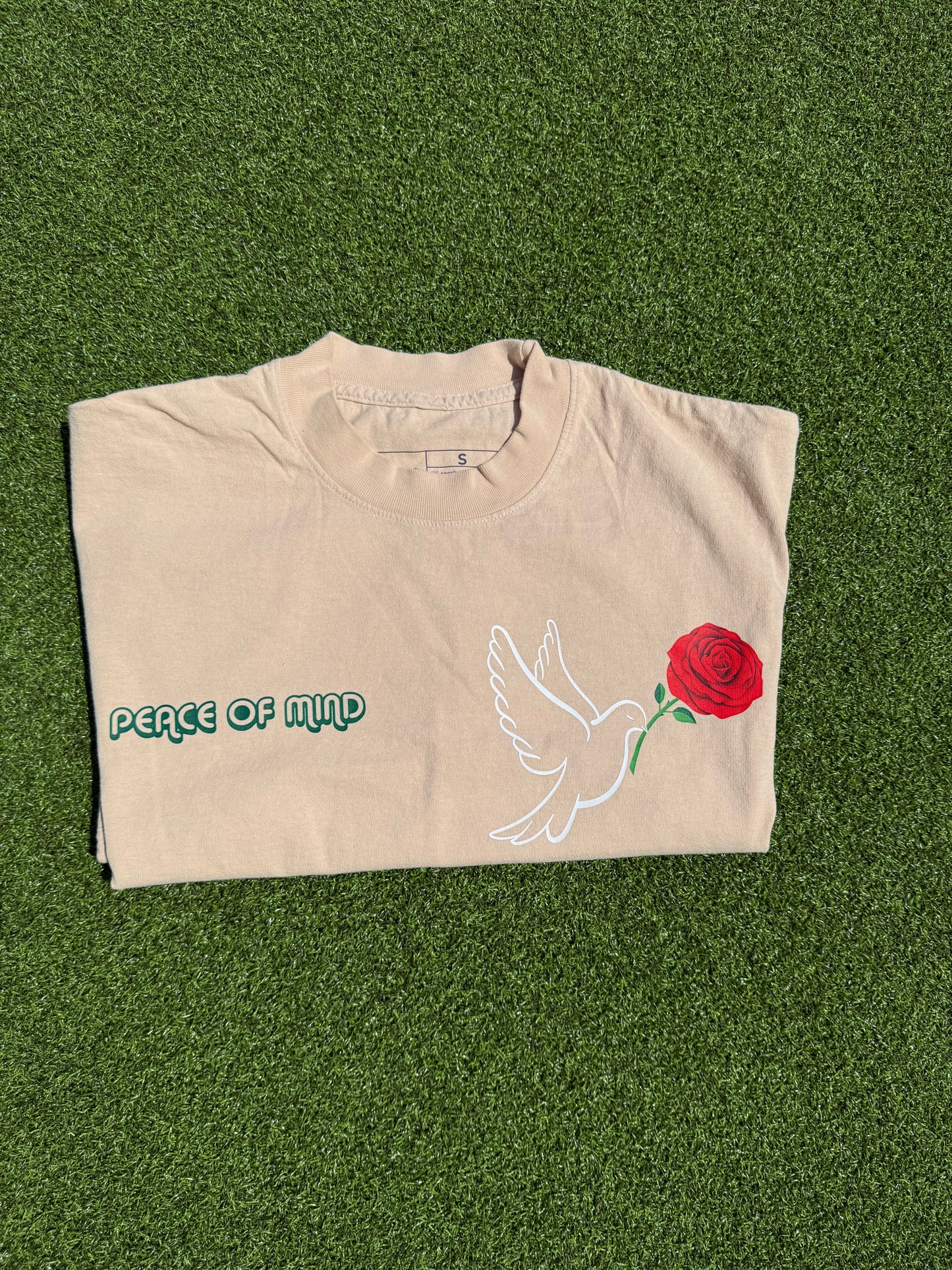 PEACE OF MIND > T-shirt (Beige)