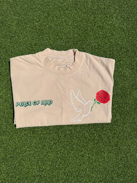 PEACE OF MIND > T-shirt (Beige)