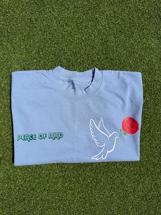 PEACE OF MIND > T-shirt (Baby blue)