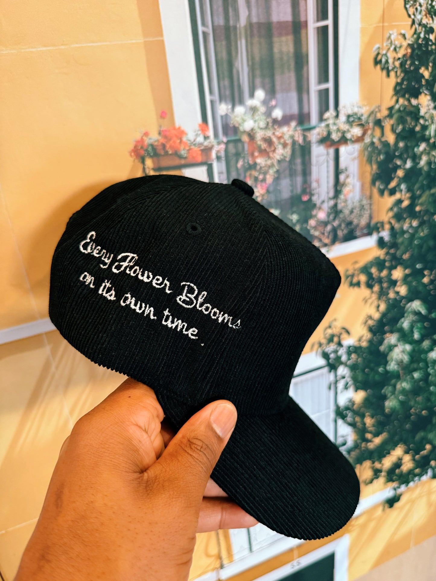Black “Sunflower” Snapback