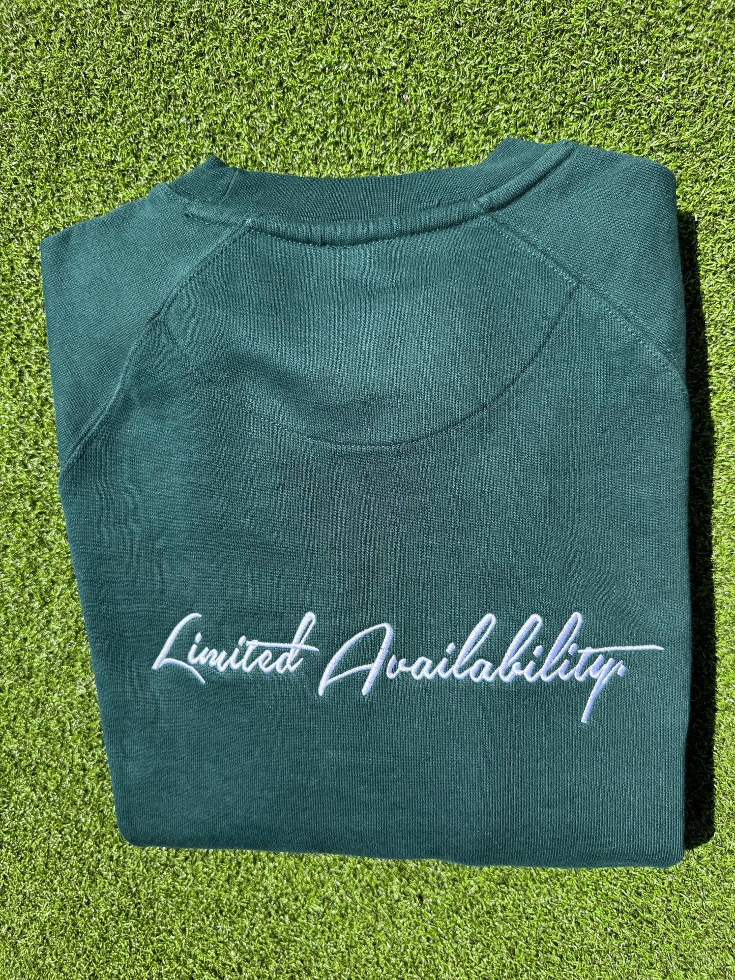 “Limited Availability” crewneck