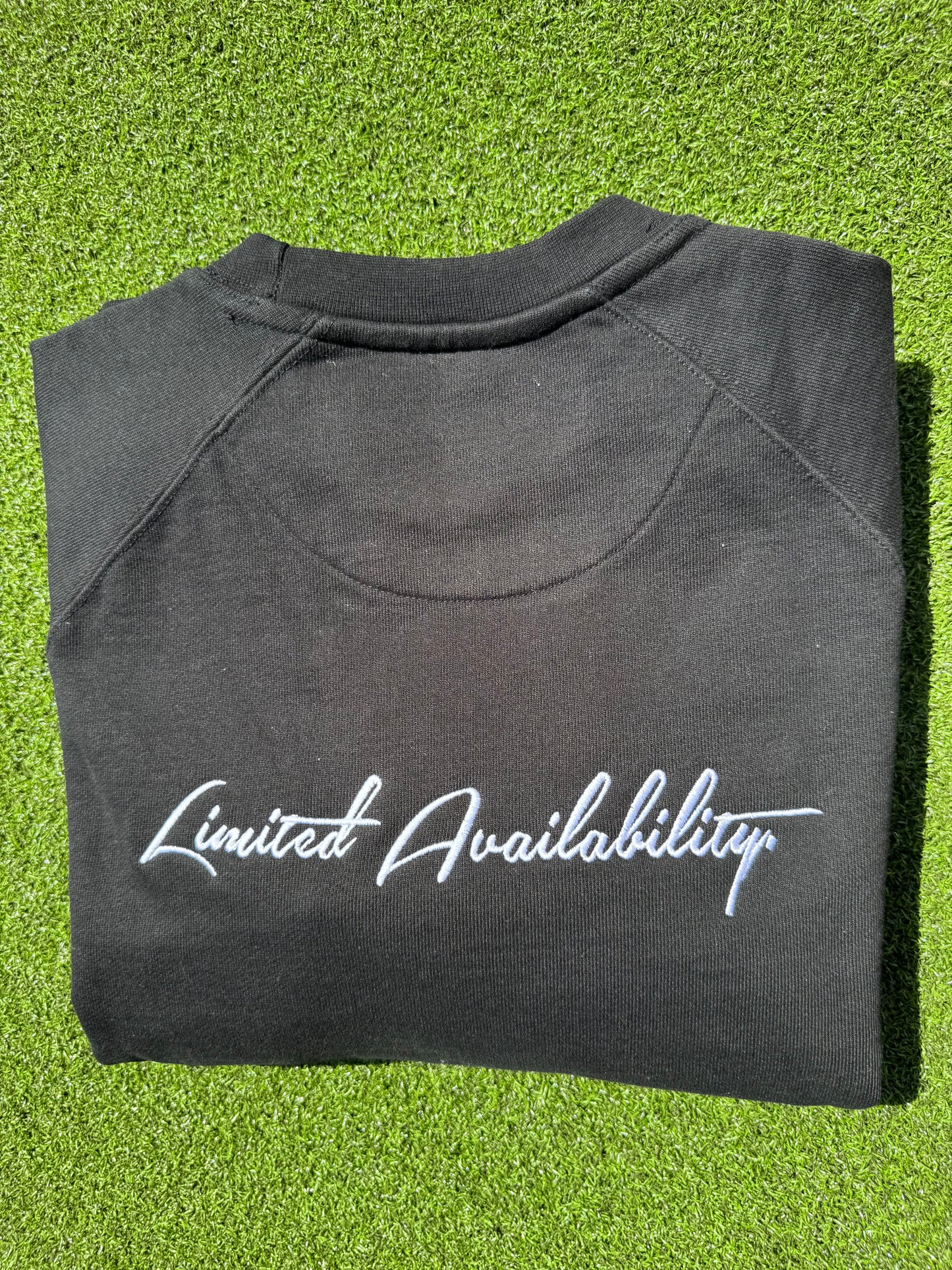 “Limited Availability” crewneck