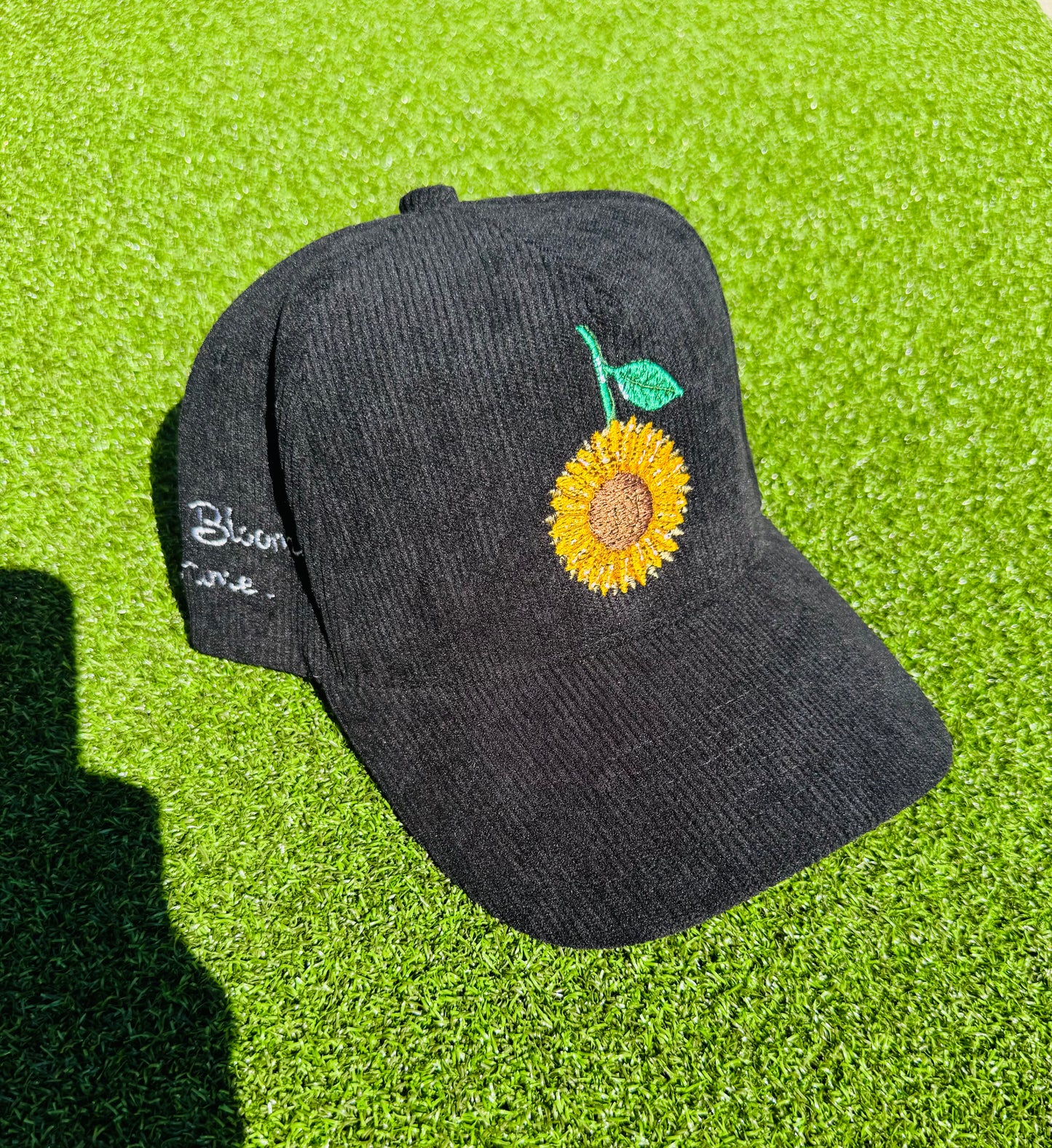 Black “Sunflower” Snapback